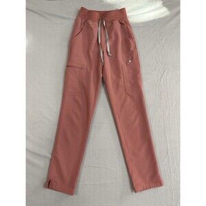FIGS Spiced Cider Yola Scrub Pants Woman’s XXS Straight Leg Cargo Uniform Medica